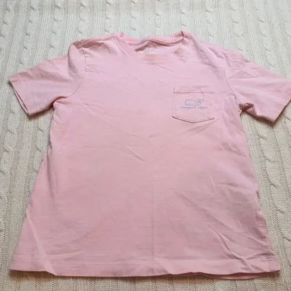Pink vineyard vines t shirt sz 6 Whale Logo Tee - Picture 5 of 6